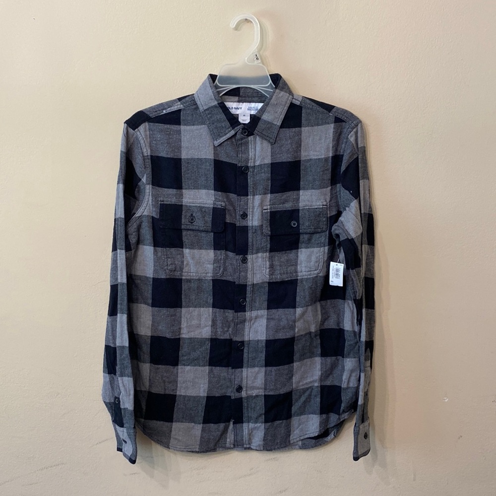 Old Navy Checkered Button Down